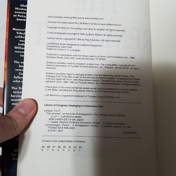 The Remnant Left Behind Series 1st Edition Hardcover Tim Lahaye Jerry B. Jenkins - Picture 4 of 4